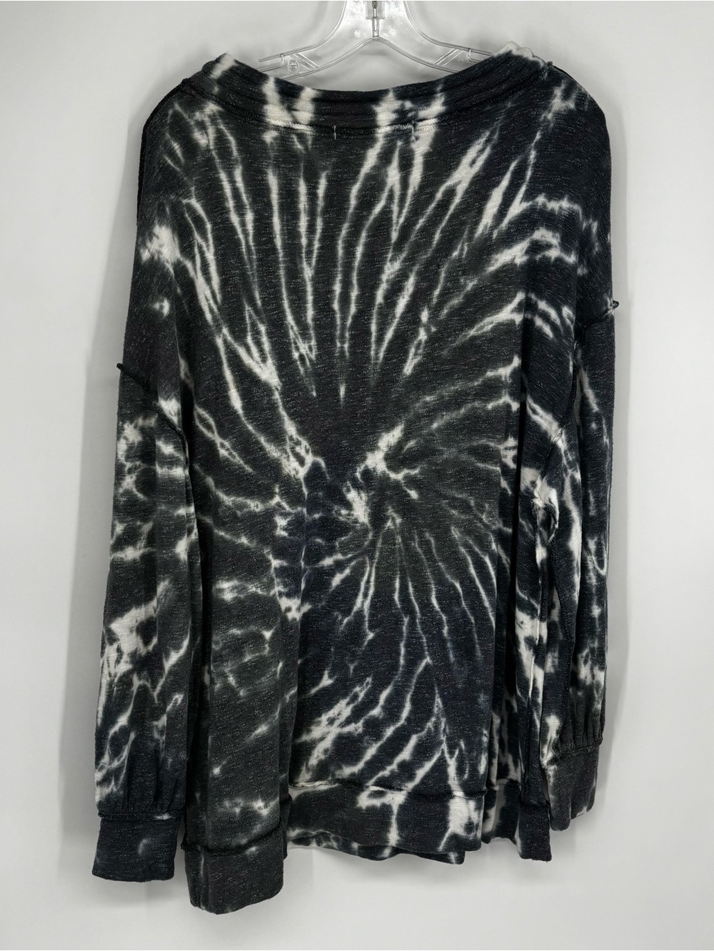 We The Free Black Tie-Dye Long Sleeve Top - Picture 2 of 6